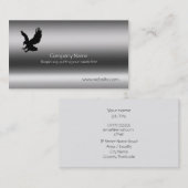 Eagle, Talonen buiten het metallisch effect Visitekaartje (Voorkant / Achterkant)