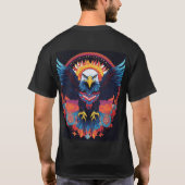 Eagle Tattoo Art T-shirt" T-shirt (Achterkant)