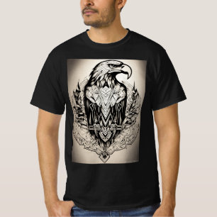 Eagle Tattoo Art T-shirt" T-shirt