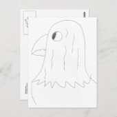 Eagle Tekening Briefkaart (Voorkant / Achterkant)