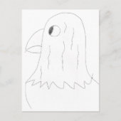 Eagle Tekening Briefkaart (Voorkant)