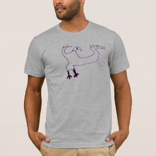 Eagle tekening t-shirt