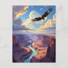 Eagle Themed Keeping in Touch Briefkaart