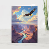 Eagle Themed Nephew's Birthday Kaart (Voorkant)