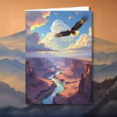 Eagle Themed Nephew's Birthday Kaart