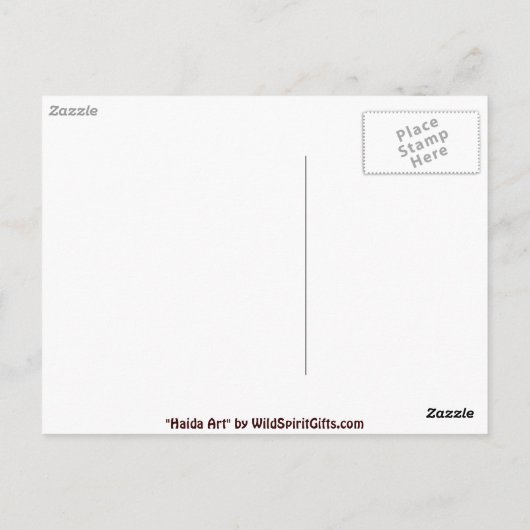 EAGLE TOTEM COLLECTIE BRIEFKAART (Achterkant)