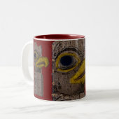 EAGLE TOTEM COLLECTIE TWEEKLEURIGE KOFFIEMOK (Voorkant links)