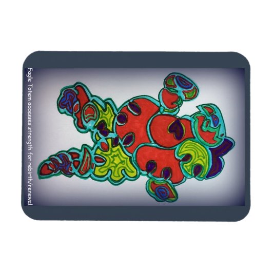 Eagle Totem Magnet Magneet (Horizontaal)