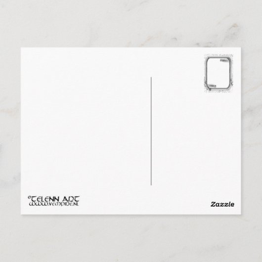 Eagle-uil Briefkaart (Achterkant)