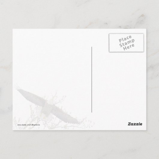 Eagle Up Briefkaart (Achterkant)