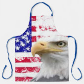  Eagle US Flag 4 juli BBQ Grill Chef Schort (Voorkant)