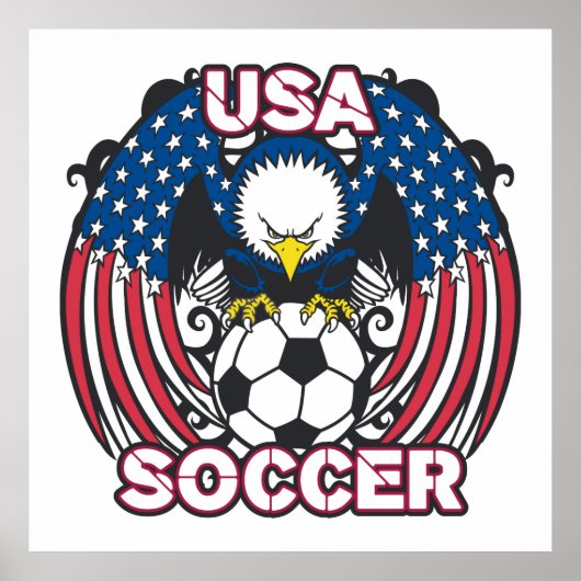 Eagle USA Soccer Poster (Voorkant)