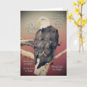 Eagle Vaderdag Card Kaart (Gele Bloem)