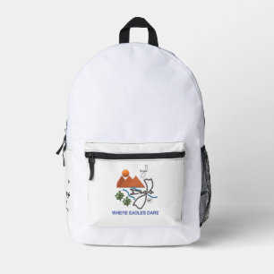 Eagle van Elfabetz - Eagles Print Cut Sew Bag Bedrukte Rugzak