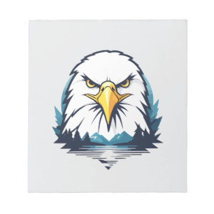 Eagle Vector Art Animal Modern Urban City Graphic Notitieblok