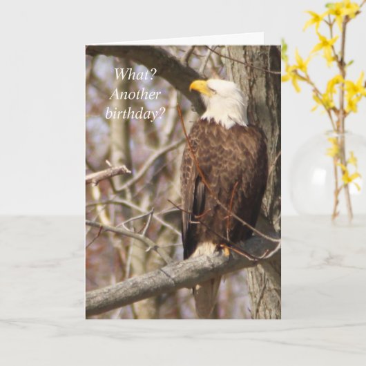 Eagle Verjaardagskaart Kaart (Gele Bloem)