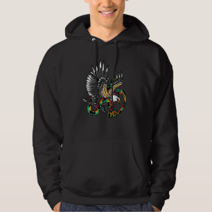 Eagle versus slangenontwerp Tattoo Hoodie