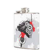 Eagle Vinyl Wrapped Flask Heupfles (Links)