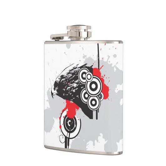 Eagle Vinyl Wrapped Flask Heupfles (Links)
