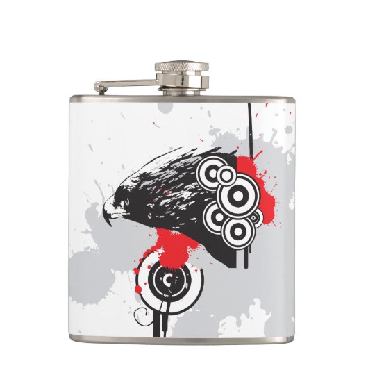 Eagle Vinyl Wrapped Flask Heupfles (Voorkant)