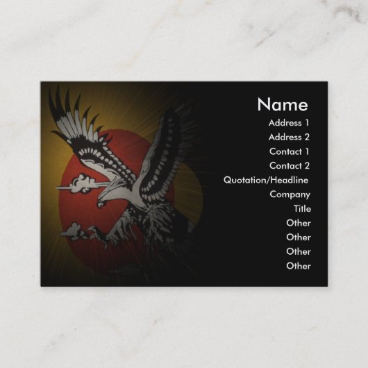 Eagle Visitekaartje (Voorkant)