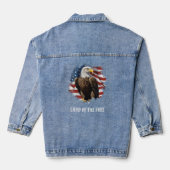 *~* Eagle Vlag AP27 Oude Glorie Patriottische God  Denim Jacket (Achterkant)
