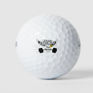 Eagle vliegt met Barbell Freedom Golfballen