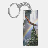 Eagle vliegt over de regenboog - 2 Sleutelhanger m (Voorkant Links)