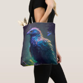 Eagle Vogel Dier Portret Schilderij Wildlife Tote Bag (Dichtbij)