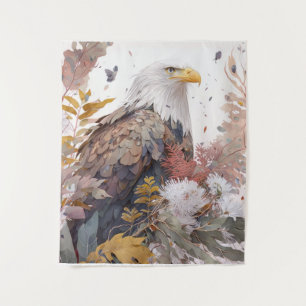 Eagle Vogel Portret Dier Schilderen Wildlife Grati Wandkleed