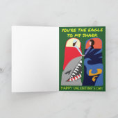 Eagle vs Shark Valentijnskaart Feestdagen Kaart (Binnen)