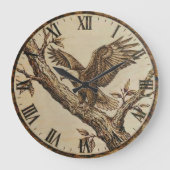 Eagle Wall Clock - Symbol of Strength Grote Klok (Voorkant)