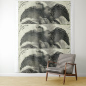 Eagle Wandkleed (In situ)