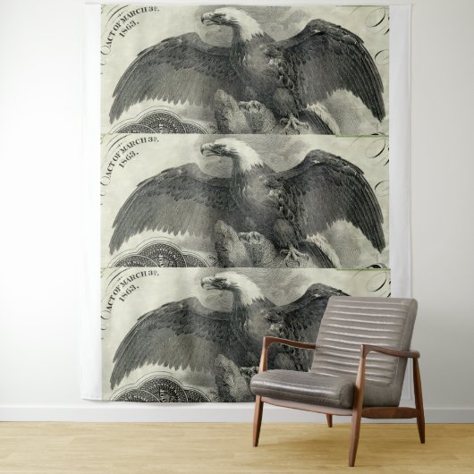 Eagle Wandkleed (In situ)