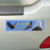 Eagle Watcher bumper sticker (Op auto)
