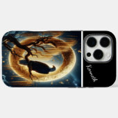 Eagle Watches Moonlit Zee Case-Mate iPhone Case (Achterkant (horizontaal))