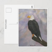 Eagle Watercolor Briefkaart (Voorkant / Achterkant)