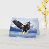 Eagle Wenskaart Kaart (Gele Bloem)