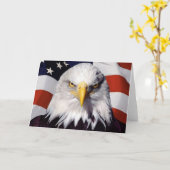 Eagle Wenskaart Kaart (Gele Bloem)