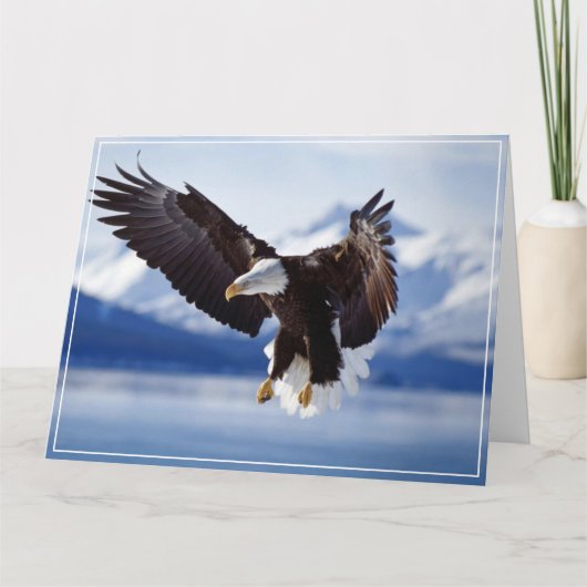 Eagle Wenskaart Kaart (Voorkant)