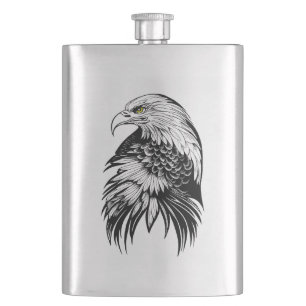Eagle Wild Animal Natuur Illustratie Art Tattoo Flacon
