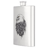 Eagle Wild Animal Natuur Illustratie Art Tattoo Flacon (Links)