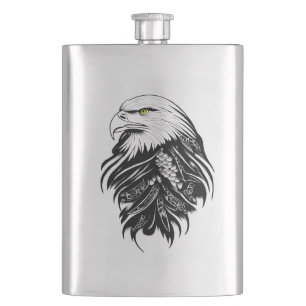 Eagle Wild Animal Natuur Illustratie Art Tattoo Flacon