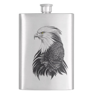 Eagle Wild Animal Natuur Illustratie Art Tattoo Flacon