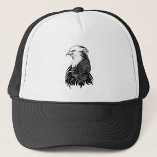 Eagle Wild Animal Natuur Illustratie Art Tattoo Trucker Pet