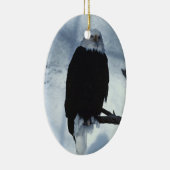 Eagle Wildlife Holiday Decorations Keramisch Ornament (Rechts)