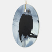 Eagle Wildlife Holiday Decorations Keramisch Ornament (Links)
