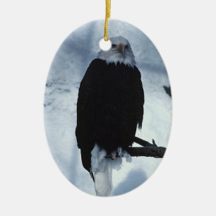 Eagle Wildlife Holiday Decorations Keramisch Ornament