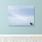 Eagle wildlife natuur kunst canvas afdruk (Insitu (Houten vloer))