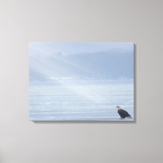 Eagle wildlife natuur kunst canvas afdruk (Voorkant)